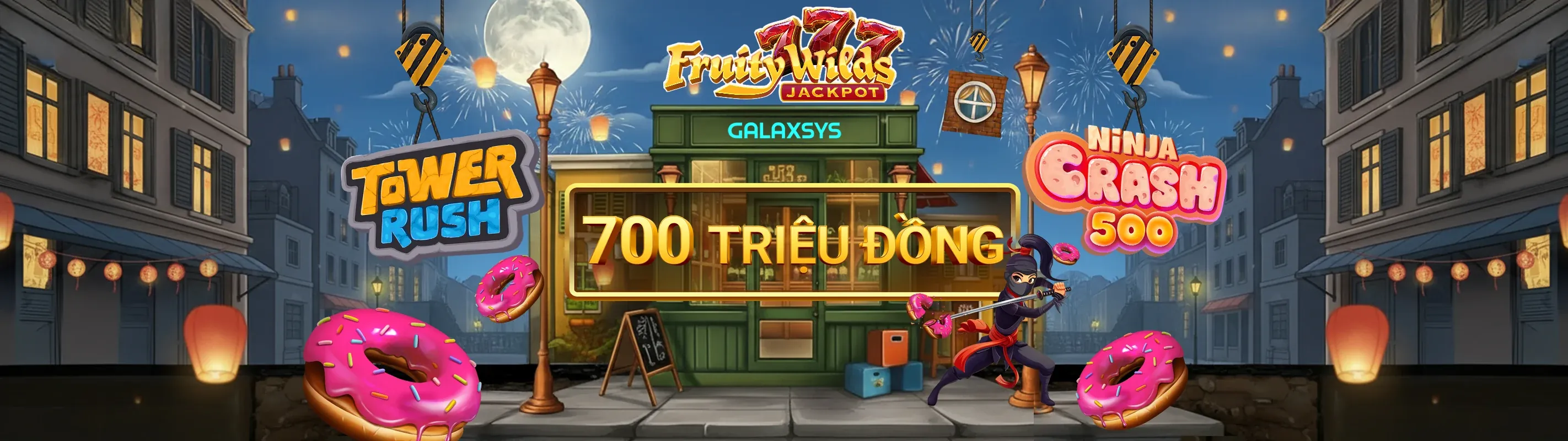 Giao diện Slot game rực rỡ tại betvip nổ hũ