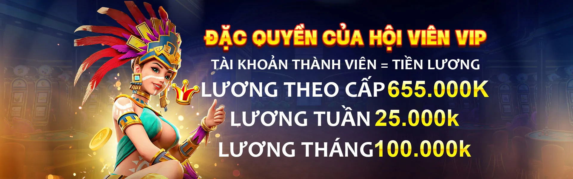 Gói ưu đãi đăng ký mới betvip nổ hũ 2026